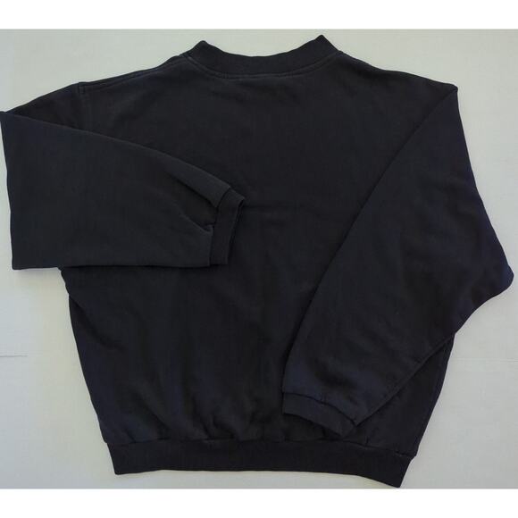 VTG BOGNER Black Sweatshirt Stitch Logo RN 54193 Men's Size Medium - Picture 7 of 7